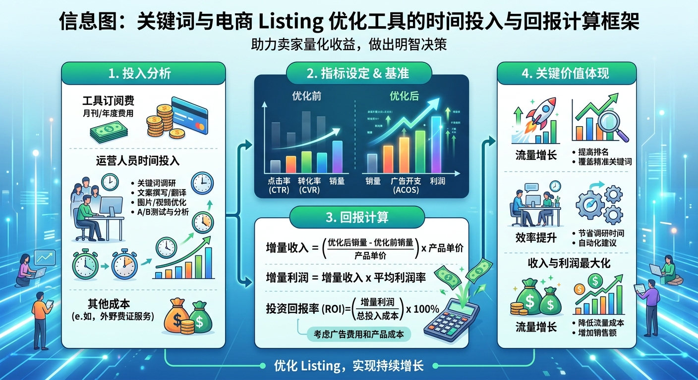 Listing优化工具:时间投入和回报的计算框架